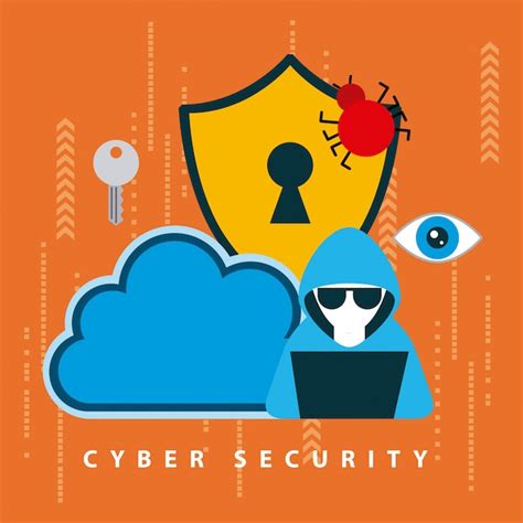 Free Vector | Cyber security technology illustration