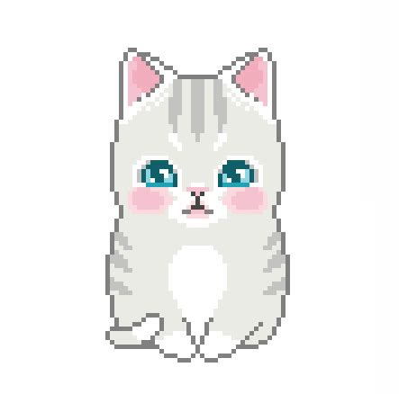 Cat Pixel | Pixel art, Art, Pixel characters