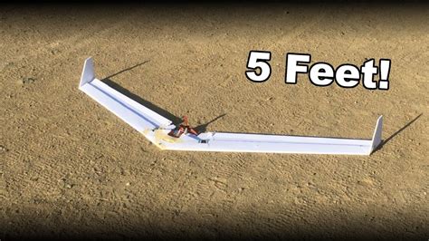 5 Foot Flying Wing (Big Aspect Ratio) - YouTube