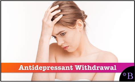 What is the Reality of Fluoxetine Withdrawal Symptoms? - Brightwork ...