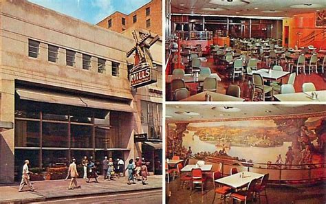 Mills Restaurant, formerly in downtown Columbus OH | Columbus, Ohio, Postcard