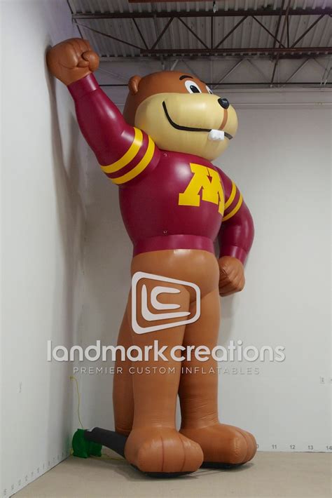 University of Minnesota's Inflatable Goldy Gopher Mascot