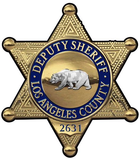 Los Angeles Sheriff Department (Deputy) Badge all Metal Sign with your ...