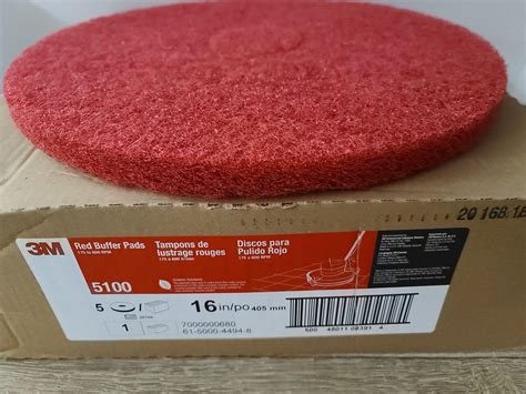 3M Red Scrubbing Pad | Rustic Floor Supply