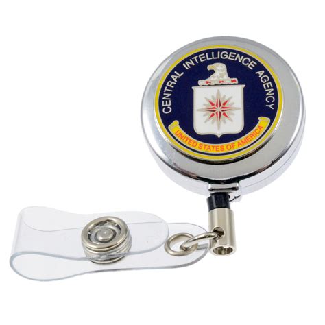 CIA Badge Reel | CIA Retractable ID Holder | CIA ID Pass Card Retractor