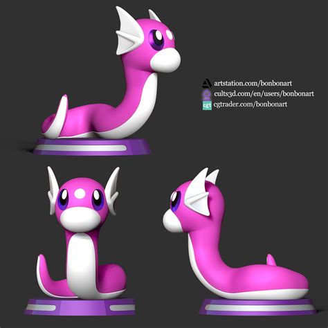 ArtStation - Dratini - Pokemon Go | Resources