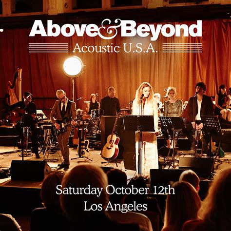 Above & Beyond Announce Additional Acoustic USA Date and Venue