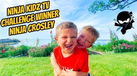 Ninja Kidz TV Challenge Winner - Ninja Crosley - Ninja Kidz Club Teach ...