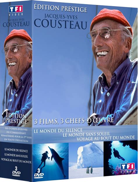 Jacques-Yves Cousteau-Coffret 3 Films Édition Prestige Import Italien: Amazon.fr: Jacques-Yves ...