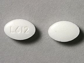 L612 Pill White Oval 8mm - Pill Identifier