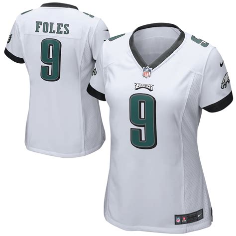 Nike Nick Foles Philadelphia Eagles Women's White Game Jersey