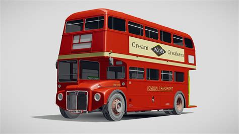 Routemaster London Double Decker Bus - Buy Royalty Free 3D model by ...