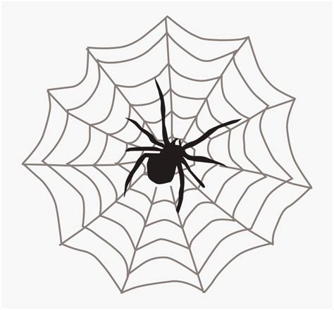 Teia Spider Man Png - Spider On Web Clipart, Transparent Png - kindpng