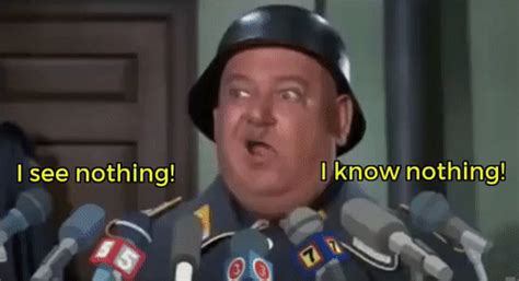 Sgt. Schultz (John Banner) #quotes | Hogans heroes, Know nothing, Hero ...