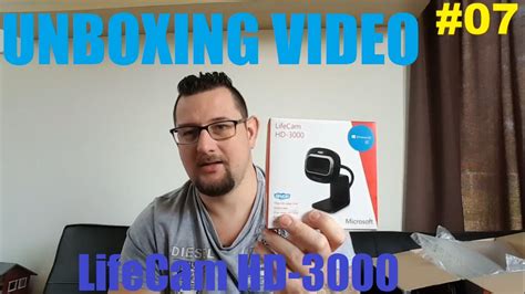 Unboxing the Microsoft LifeCam HD-3000 - YouTube