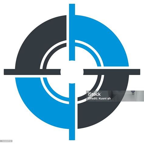 Shooting Target Logo Vector Icon Stock Illustration - Download Image ...