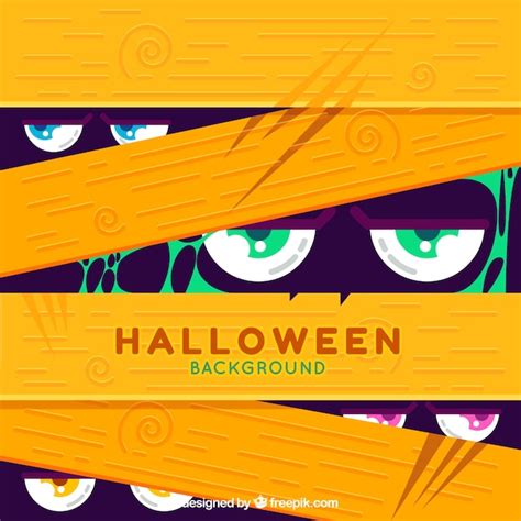 Free: Halloween background with zombie eyes - nohat.cc