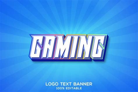Logo Text Banner Gaming 3d | Banner, ? logo, Text