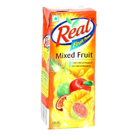 Real Juice 200 ML, Packaging Type: Boxes, Packaging: Carton, | ID: 19273489755