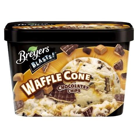 Breyers Blasts Waffle Cone Frozen Dairy Dessert 48 oz | Desserts ...