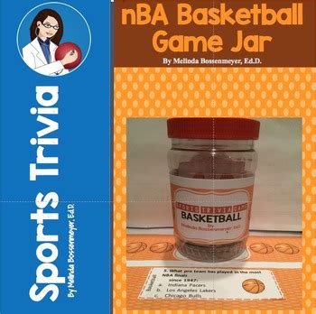 Sports Trivia Game : nBA Basketball Game Jar by Peaceful Playgrounds