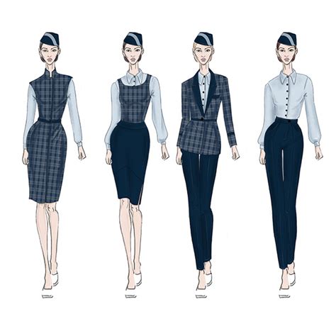 Project: Stewardess uniform on Behance