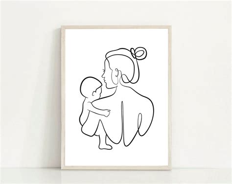 Mother And Baby Art