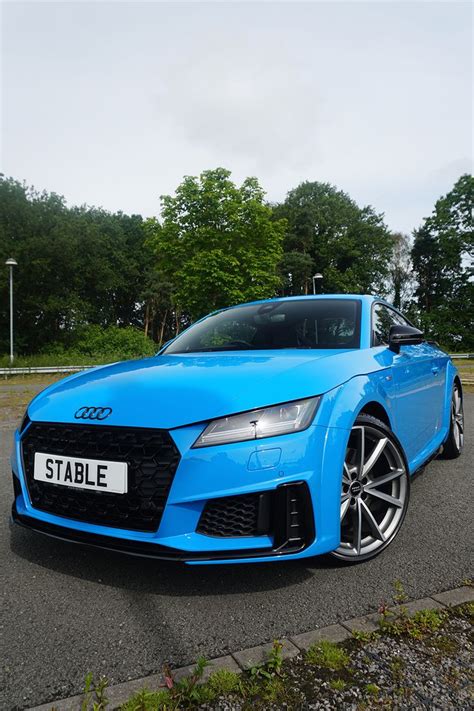 Pin on 2020 Audi TT Black Edition in Turbo Blue