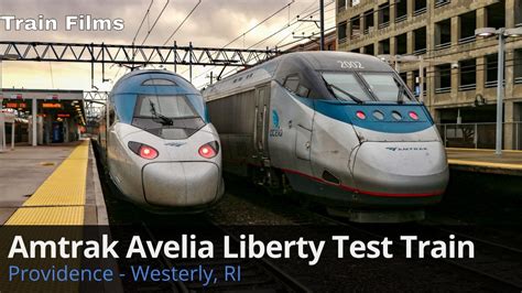 Amtrak Avelia Liberty High Speed Testing (week two in Rhode Island with ...