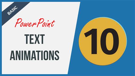 10 Text Animations Effects in PowerPoint | Presentation Process