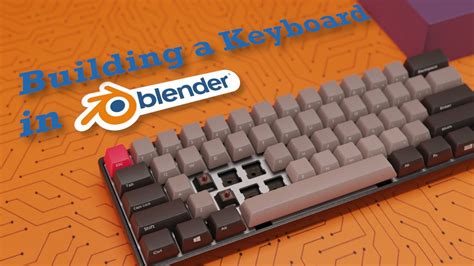 Building a keyboard in Blender - YouTube