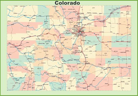 Colorado Desert Map | secretmuseum