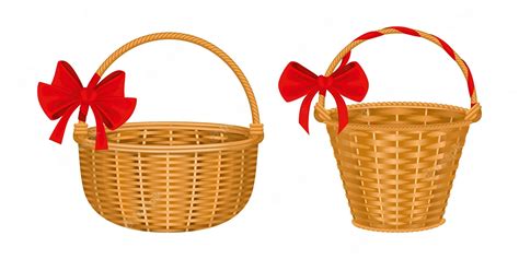 white baskets - Clip Art Library
