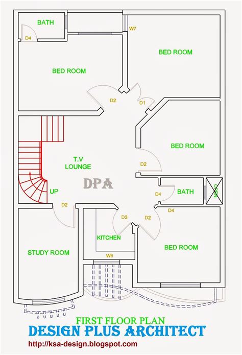 2d Home Design Plan Drawing ~ Home Plans In Pakistan, Home Decor ...