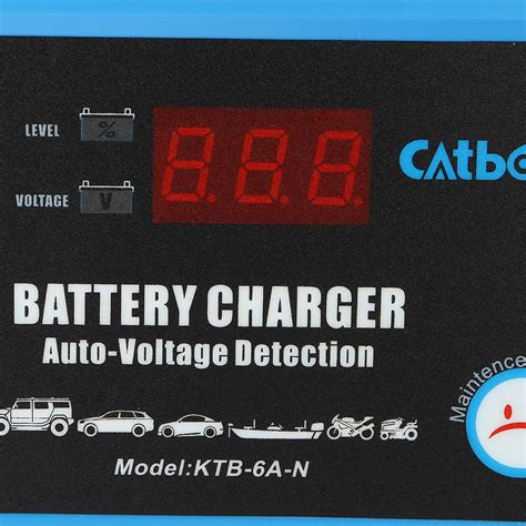 6V/12V LCD Display Lead Acid Battery Charger Maintain Automatic ...