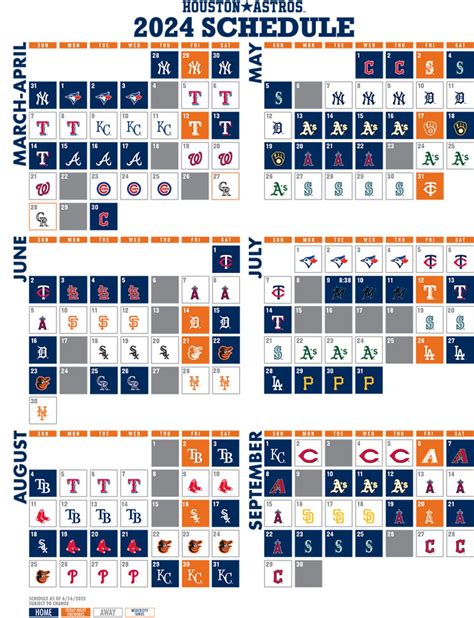 Houston Astros release 2024 schedule - oggsync.com