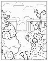 24 Garden Coloring Pages Free PDF Printables sketch template
