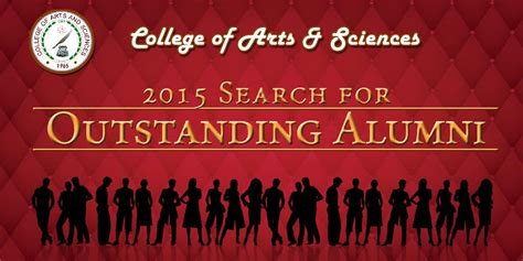 COLLEGE OF ARTS AND SCIENCES 2015 SEARCH FOR OUTSTANDING ALUMNI ...