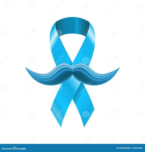 Novembro azul ribbon stock vector. Illustration of hope - 62268694