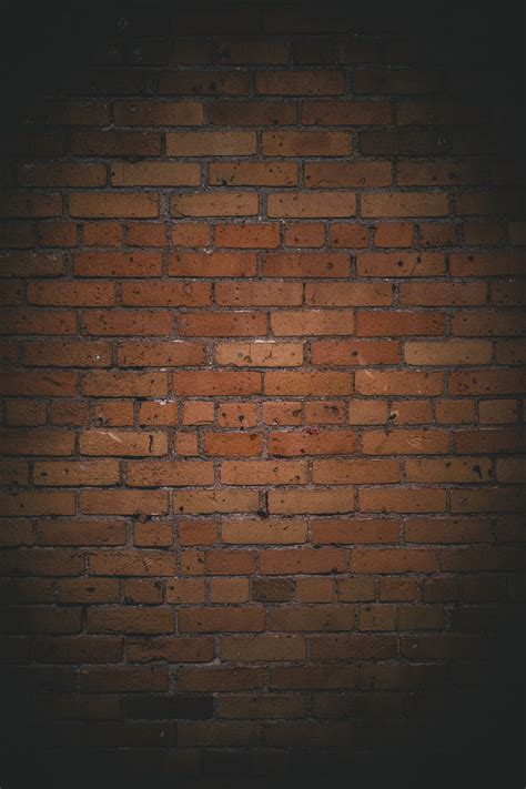 Download Dark Rusty Brown Brick Wall Wallpaper | Wallpapers.com