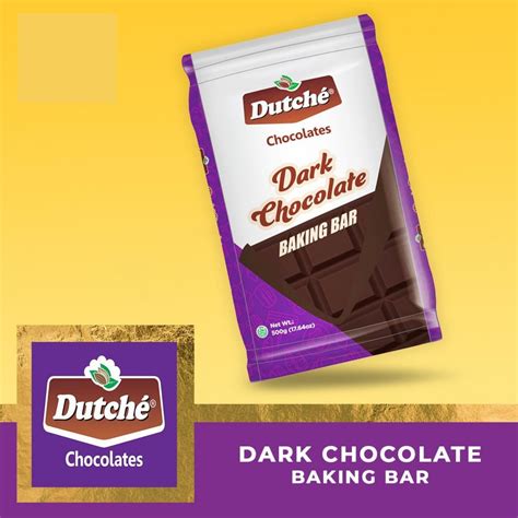 Dutche Dark Chocolate Bar 500 Grams | Shopee Philippines