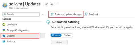 Azure Update Manager - SQL Server on Azure VMs | Microsoft Learn