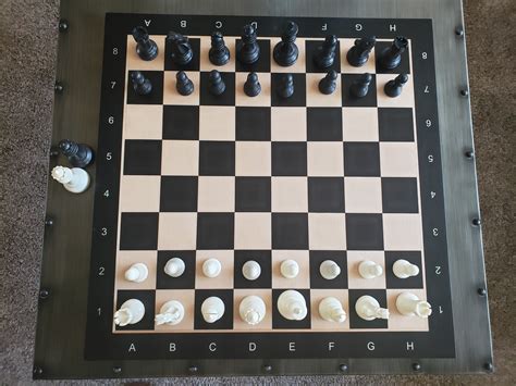 21.5" Wooden Chess Board with coordinates – Chess House