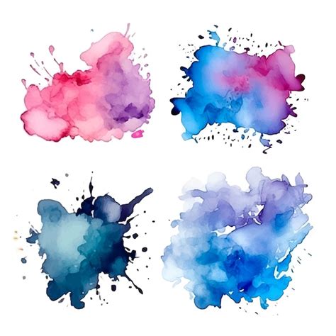 Free Vector | Watercolor ink splash element