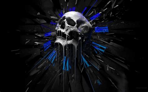 Blue Skull Wallpaper 4K : 80 4k Ultra Hd Skull Wallpapers Background ...