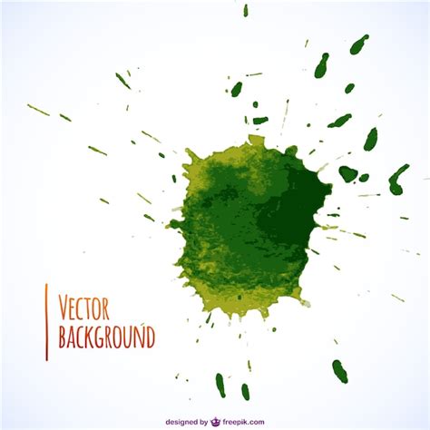 Free Vector | Green paint splash