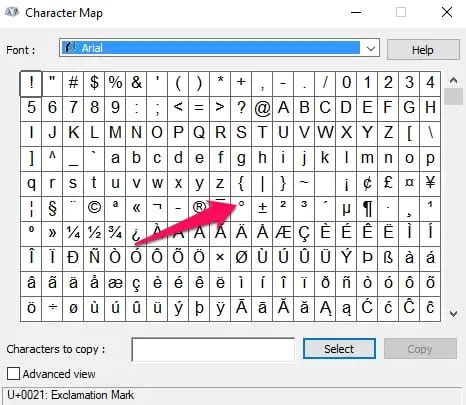 How to Type the Degree Symbol • TechLila