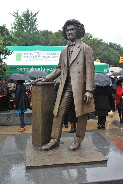 Frederick Douglass Statue Dedicated in Harlem | WNYC | New York Public ...