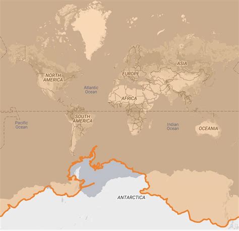 The TRUE size of Antarctica : r/mapporncirclejerk