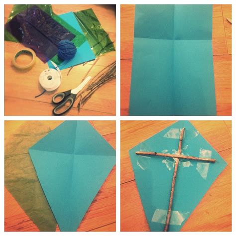 How to make a paper kite - DIY Kite - Daisies & Pie